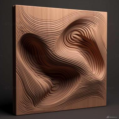 Patterns and decorations Pulse 2 3d model